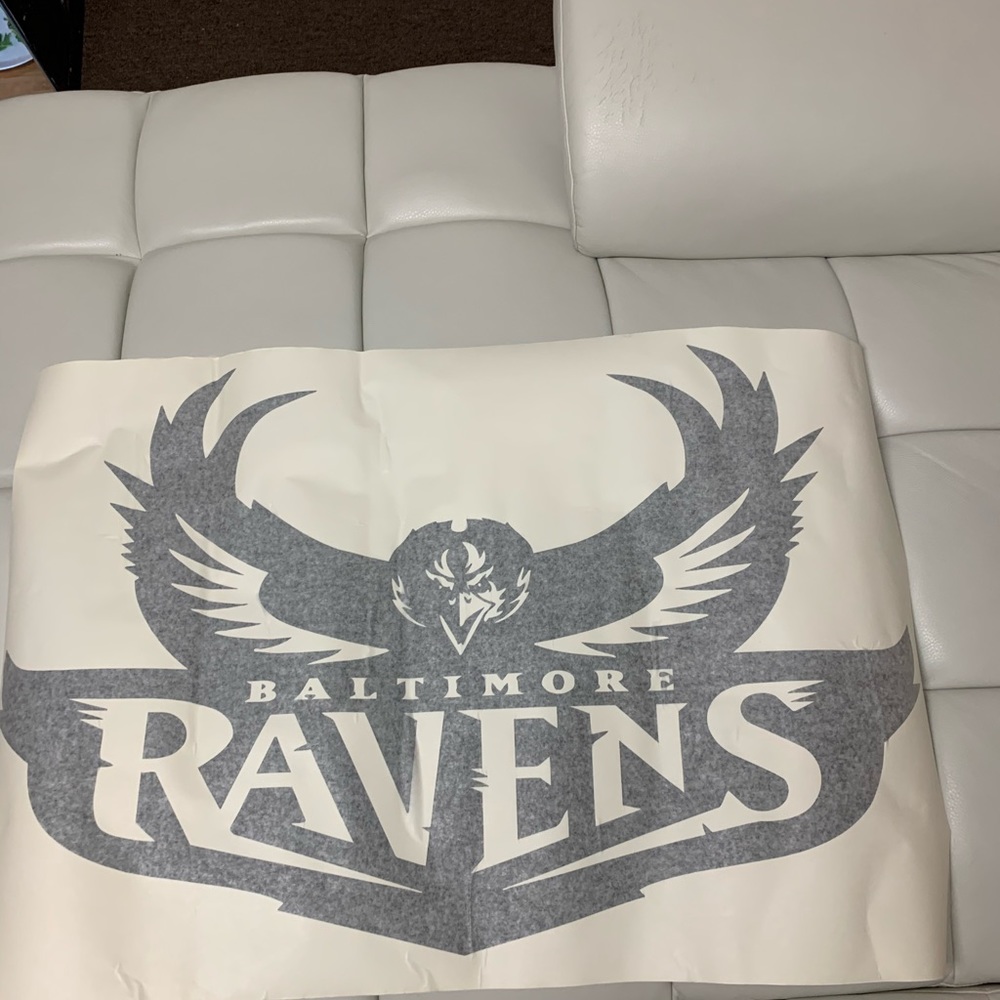 Brand new Baltimore Ravens wall decal